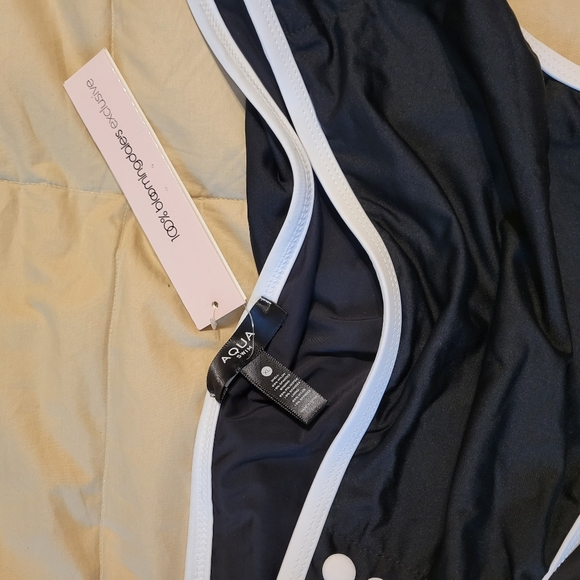 AQUA women's black bathingsuit bottom size: XL - Picture 5 of 15
